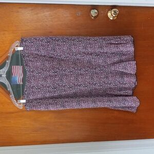 Dress Barn pink black skirt size 18/20
